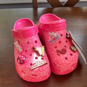 Brand New Barbie Platform crocs